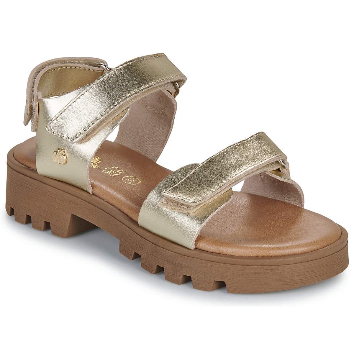Schuhe Mädchen Sandalen / Sandaletten Citrouille et Compagnie PIANA Gold