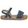Schuhe Mädchen Sandalen / Sandaletten Citrouille et Compagnie FLEURS Blau