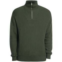 Kleidung Herren Pullover Solid Nalle Zip Knit Grün
