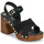 Schuhe Damen Sandalen / Sandaletten Fericelli ADONIS Schwarz