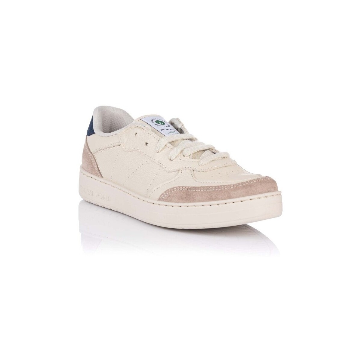 Schuhe Herren Sneaker Low Natural World 6738 Weiss