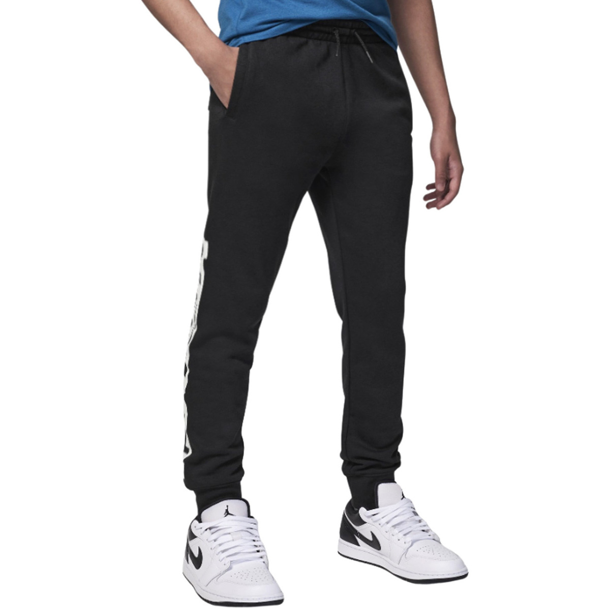Kleidung Kinder Hosen Nike  Schwarz
