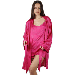 Kleidung Damen Kleider & Outfits Admas Manteau à manches longues à pois doux femme  Classic Rosa