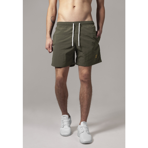 Kleidung Herren Badeanzug /Badeshorts Urban Classics Short de bain grandes tailles Urban Classic basic Schwarz