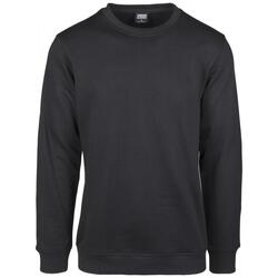 Kleidung Herren T-Shirts Urban Classics T-shirt grandes tailles Urban Classic basic terry crew Schwarz