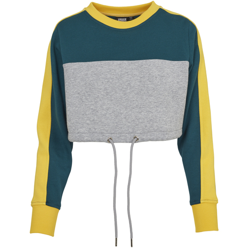 Kleidung Damen T-Shirts Urban Classics T-shirt femme Urban Classic 3-tone Stripe crew Grau