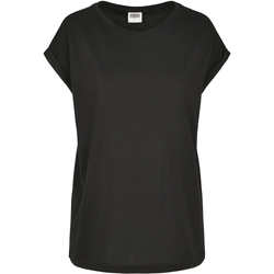 Kleidung Damen T-Shirts Urban Classics T-shirt femme Urban Classic organic extended Schwarz