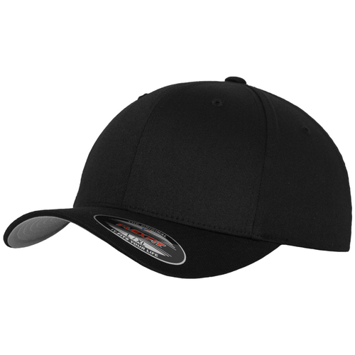 Accessoires Schirmmütze Flexfit Casquette  wooly combed Schwarz