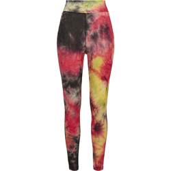 Kleidung Damen Leggings Urban Classics Legging femme  tie dye high waist Rosa