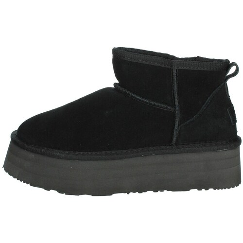 Schuhe Damen Boots Keys K-10280 Schwarz