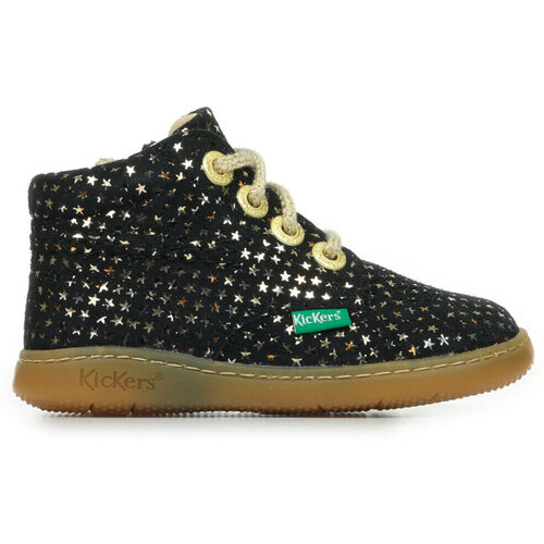 Schuhe Kinder Sneaker Kickers Kickbillista Schwarz