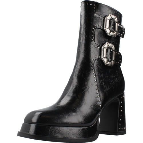 Schuhe Damen Stiefel Noa Harmon 9808N Schwarz