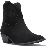 Schuhe Damen Low Boots La Modeuse 73274_P172821 Schwarz