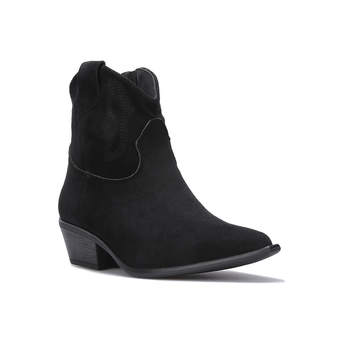 Schuhe Damen Low Boots La Modeuse 73274_P172821 Schwarz
