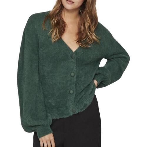Kleidung Damen Strickjacken Vila 14074328 Grün