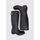 Schuhe Damen Gummistiefel Hunter ORIGINAL TALL TRI COLOUR LOGO BACKSTRAP Schwarz