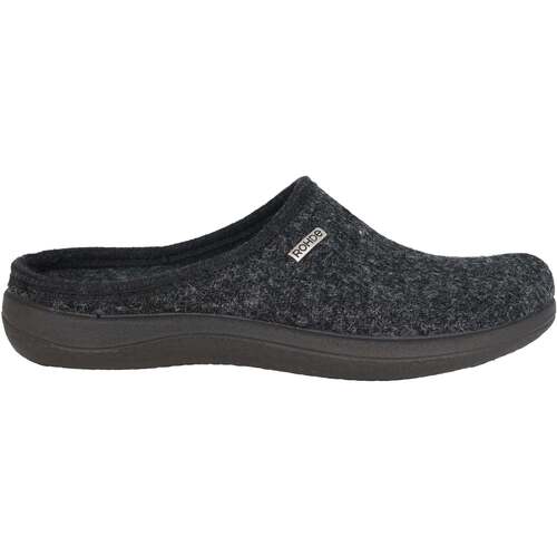Schuhe Damen Hausschuhe Rohde Bari Grau