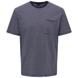 Kleidung Herren T-Shirts & Poloshirts Only & Sons  22025680 Blau