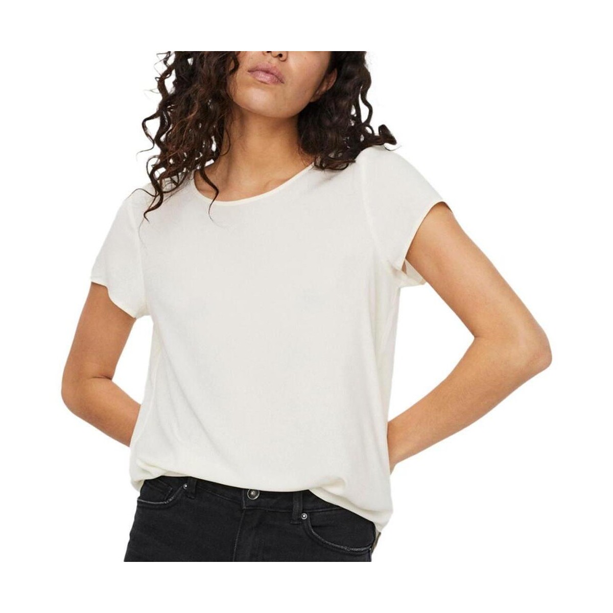 Kleidung Damen Tops / Blusen Vero Moda 10248152 Weiss