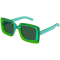 Uhren & Schmuck Damen Sonnenbrillen Gucci GG1718S 003 Sonnenbrille Grün