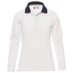 Kleidung Damen Polohemden Payper Wear Polo femme Payper Long-nation Weiss