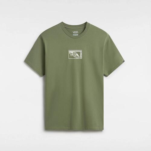 Kleidung Herren T-Shirts & Poloshirts Vans TECH BOX SS Grün