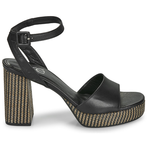 Exé Shoes 691-ANCONA-LEATHER-BLACK Schwarz