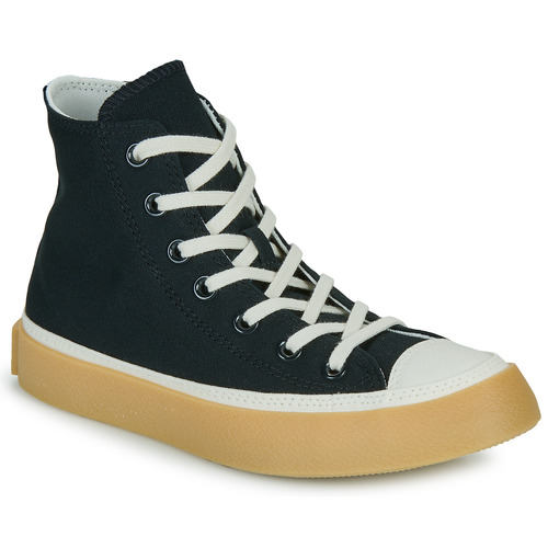 Schuhe Damen Sneaker High Converse CHUCK TAYLOR ALL STAR RETRO RUBBER Schwarz