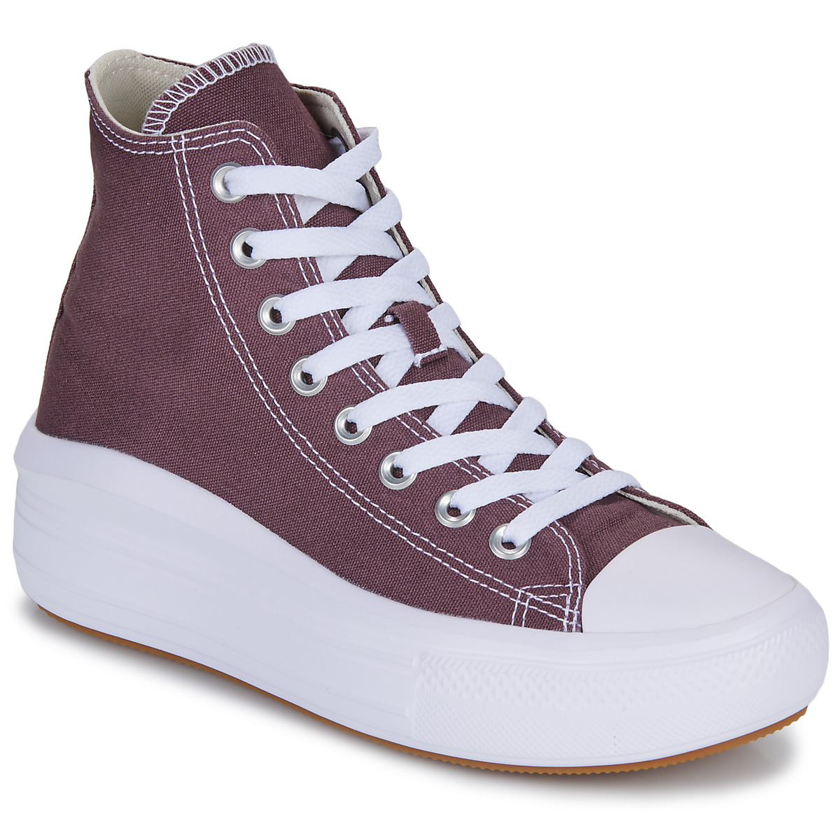 Schuhe Damen Sneaker High Converse CHUCK TAYLOR ALL STAR MOVE PLATFORM Violett
