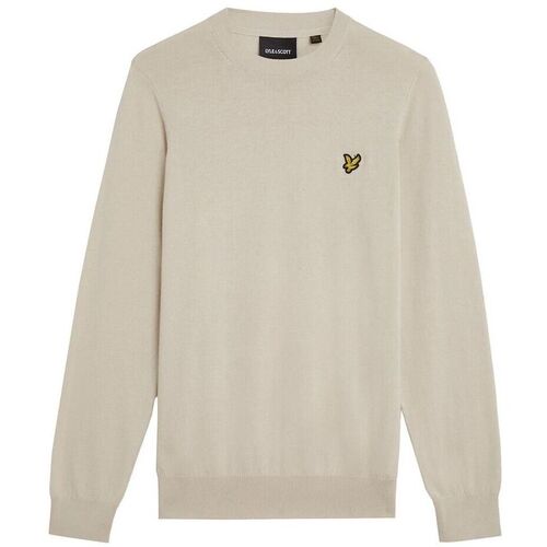 Kleidung Herren Pullover Lyle & Scott KN2110V MERINO CREW-W870 COVE Beige