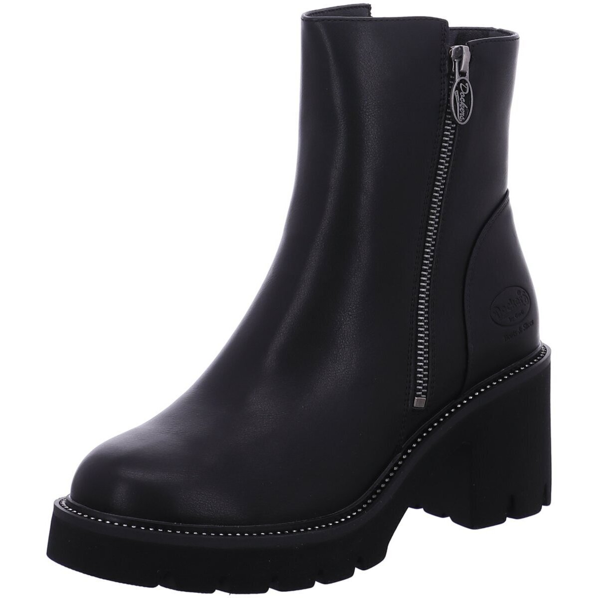 Schuhe Damen Stiefel Dockers by Gerli Stiefeletten 55JK202610100 Schwarz