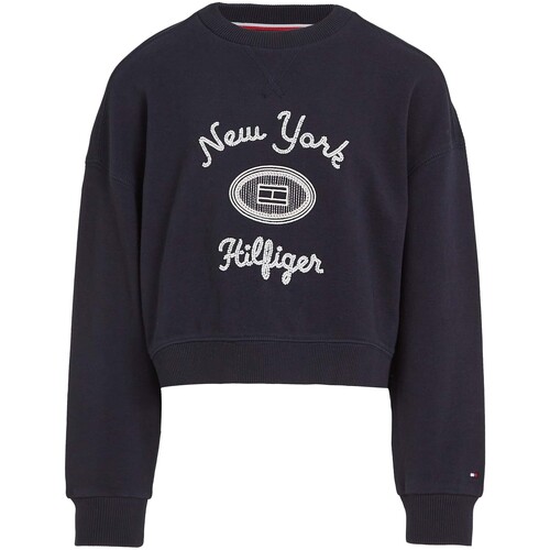 Kleidung Mädchen Fleecepullover Tommy Hilfiger  Blau