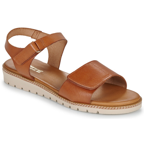 Schuhe Damen Sandalen / Sandaletten So Size MARA Camel