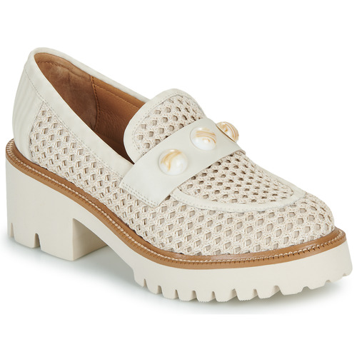 Schuhe Damen Slipper Mam'Zelle UNISO Weiss