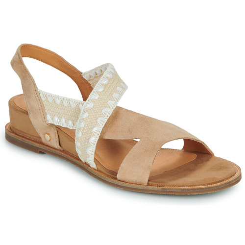 Schuhe Damen Sandalen / Sandaletten Mam'Zelle ORELI Braun / Weiss