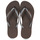 Schuhe Damen Zehensandalen Havaianas SLIM LOGO METALLIC Braun
