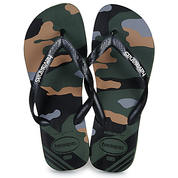 Schuhe Herren Zehensandalen Havaianas CAMU Schwarz / Kaki