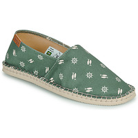 Schuhe Leinen-Pantoletten mit gefloch Havaianas ORIGINE IV PRINT Grün
