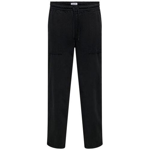 Kleidung Herren Hosen Only And Sons  Schwarz