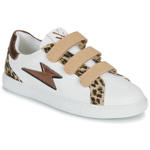 Schuhe Damen Sneaker Low Vanessa Wu SADIE Weiss / Bronze