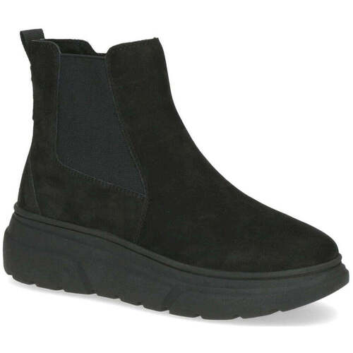 Schuhe Damen Low Boots Caprice  Schwarz