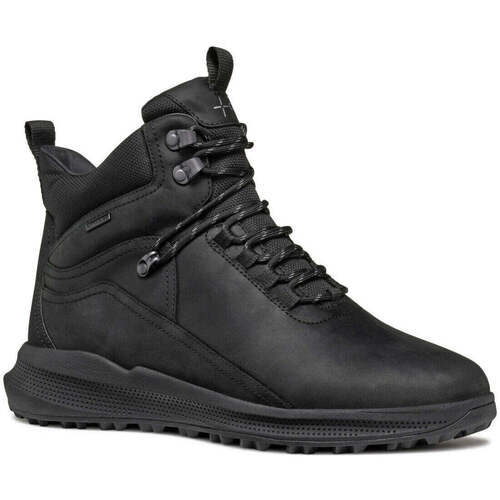 Schuhe Herren Boots Geox  Schwarz