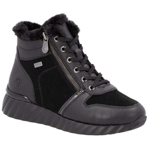 Schuhe Damen Low Boots Remonte  Schwarz