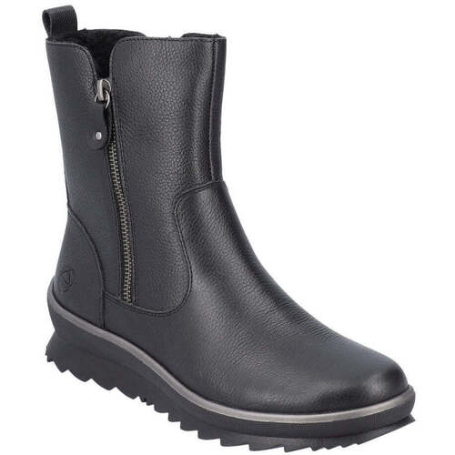 Schuhe Damen Low Boots Remonte  Schwarz