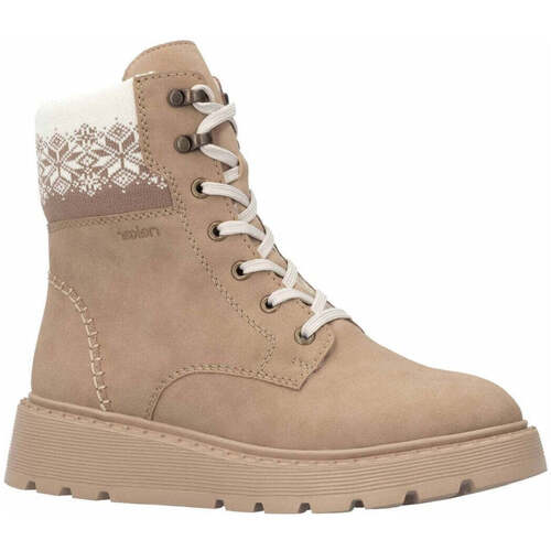 Schuhe Damen Low Boots Rieker  Beige