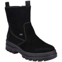 Schuhe Damen Low Boots Rieker  Schwarz