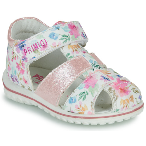 Schuhe Mädchen Sandalen / Sandaletten Primigi BABY SWEET Weiss / Rosa