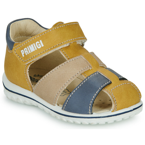 Schuhe Jungen Sandalen / Sandaletten Primigi BABY SWEET Cognac / Beige / Marine
