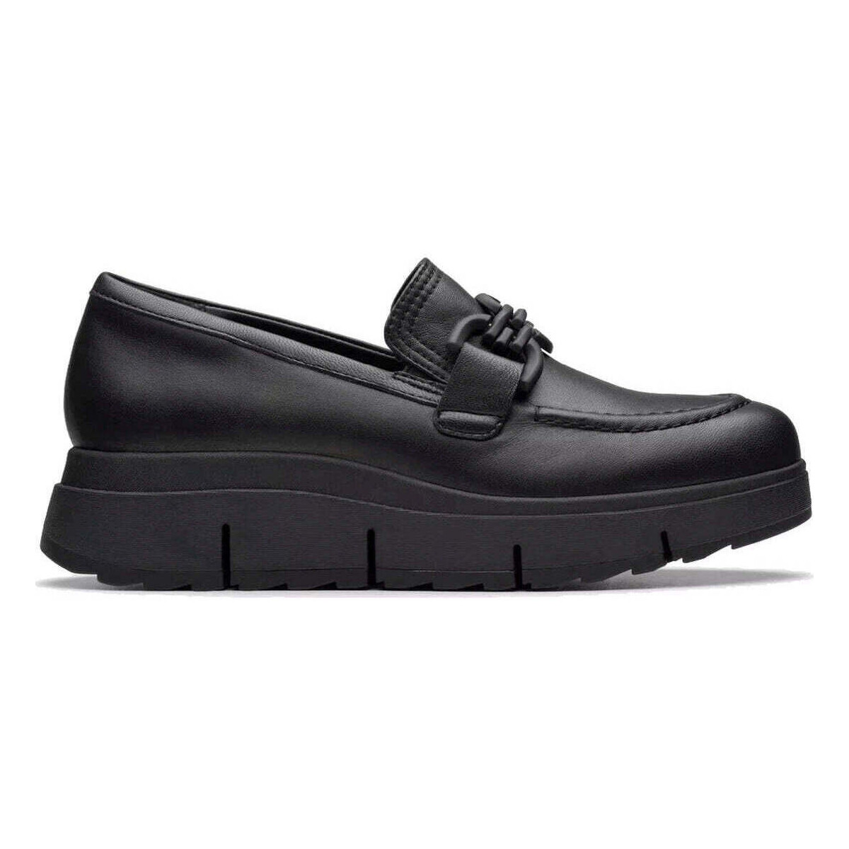 Schuhe Damen Slipper Clarks  Schwarz