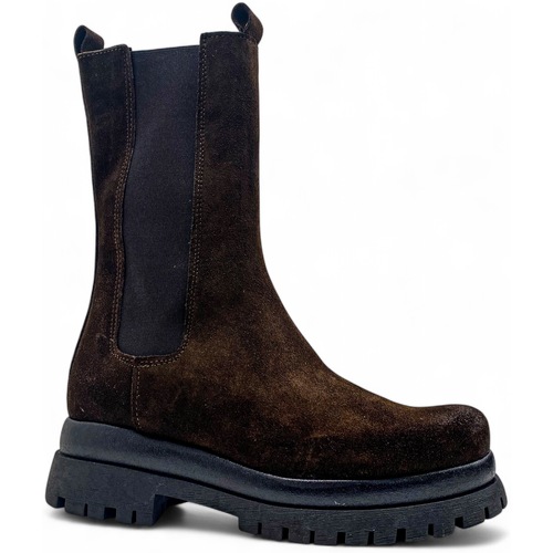 Schuhe Damen Low Boots Divine Follie DFDAI25-AIS65-tdm Braun
